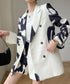 Abstract Print Tailored Shorts